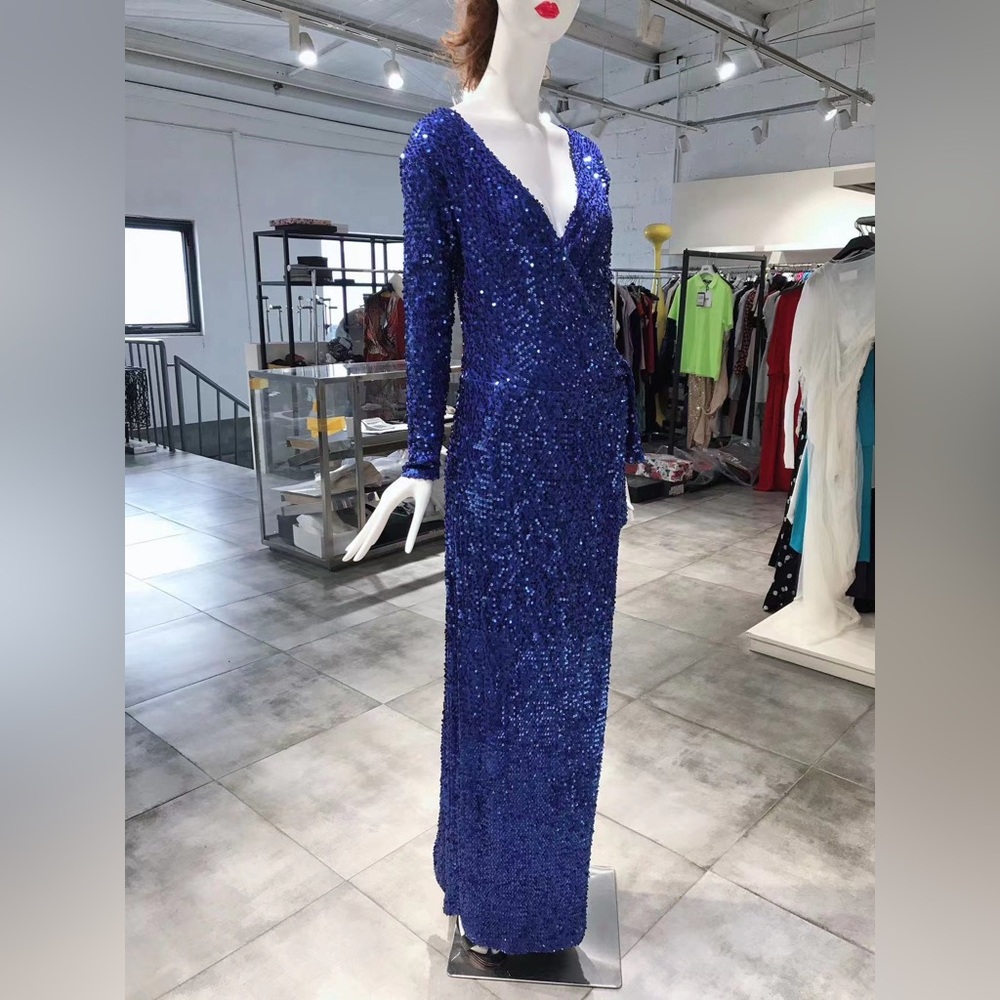 Size XS/S P.A.R.O.S.H. Royal Blue Sequins Dress NWT